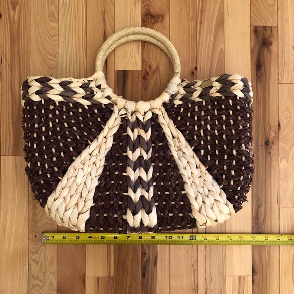 Boho straw handbag - Picture 4 of 5